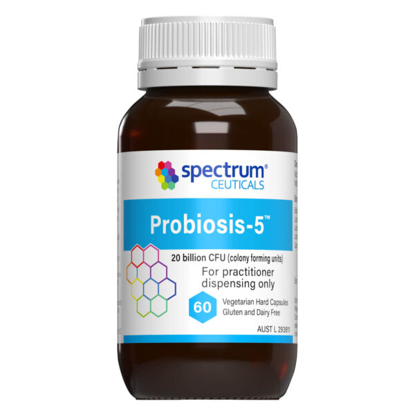 SpectrumCeuticals Probiosis-5? 60 Capsules - Now new formula for shelf called Probiosis