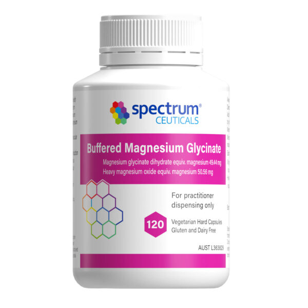 SpectrumCeuticals Buffered Magnesium Glycinate 120 Capsules