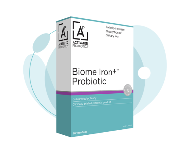 Activated Probiotics Biome Iron+ Probiotic 30 VegeCaps
