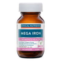 Ethical Nutrients Mega Iron with Activated B Vitamin 30 Capsules