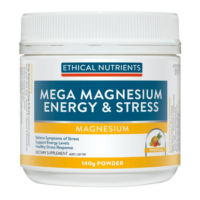 Ethical Nutrients Megazorb Mega Magnesium Energy & Stress Tropical140g