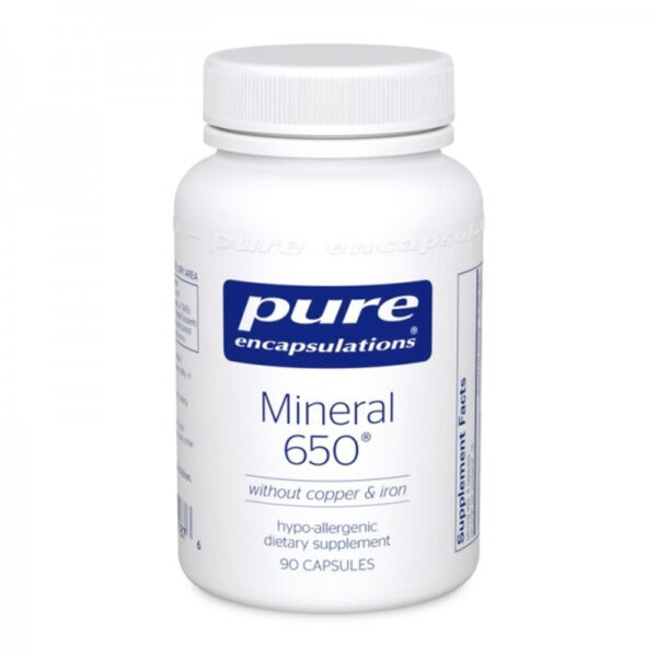 Pure Encapsulations Mineral 650 (without copper and iron) 180 Capsules