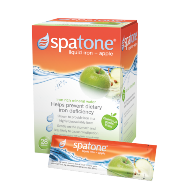 Spatone Natural Liquid Iron Apple - 28 Sachet Pack - Image 2