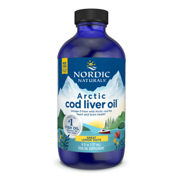 Nordic Naturals Arctic Cod Liver Oil 237mL - Lemon